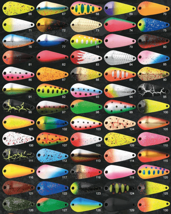 Colheres de Pesca Personalizadas: Corrigir Ação, Revestimento e Custos de Corte de Moldes 3 oem metal spoon lures