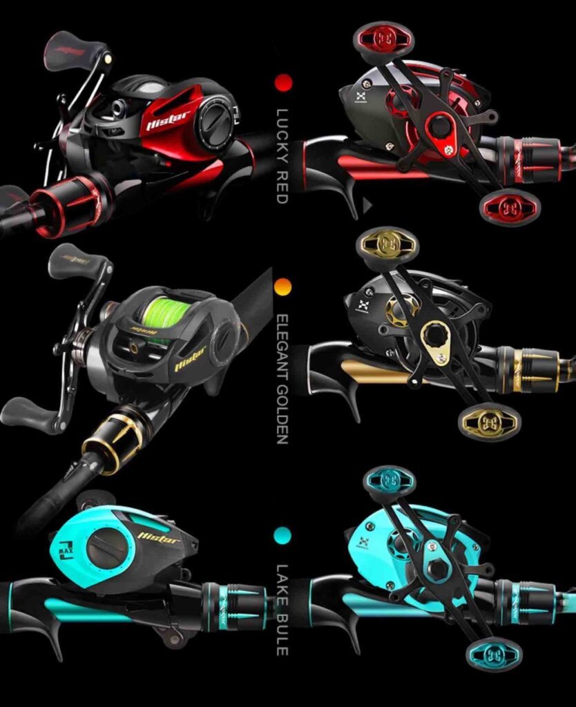 Premium Baitcaster Rod and Reel Combo – Unmatched Power and Precision 3 baitcasting rod and reel combo