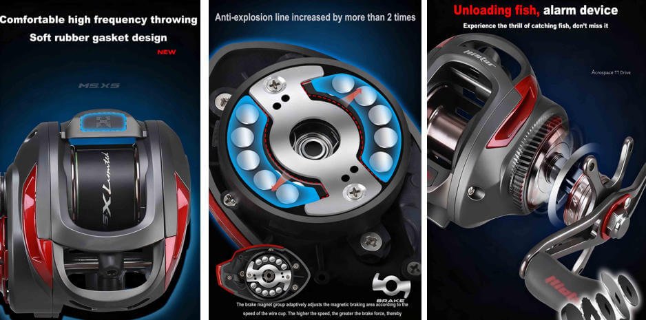 Premium Baitcaster Rod and Reel Combo – Unmatched Power and Precision 6 baitcaster rod and reel combo