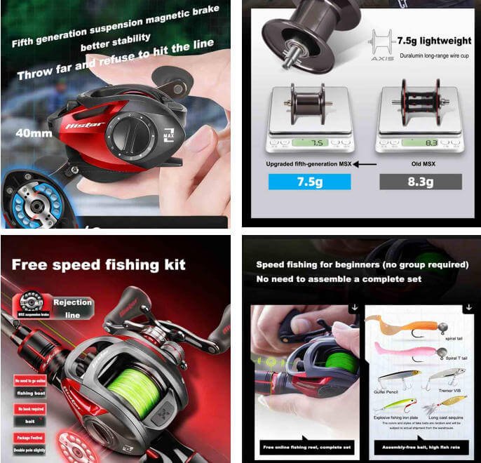 Premium Baitcaster Rod and Reel Combo – Unmatched Power and Precision 5 baitcaster rod and reel combo