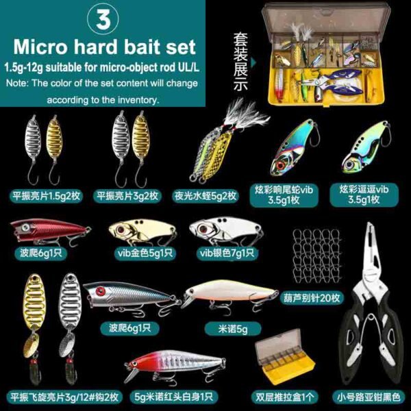 kit da pesca (8) set di esche da pesca