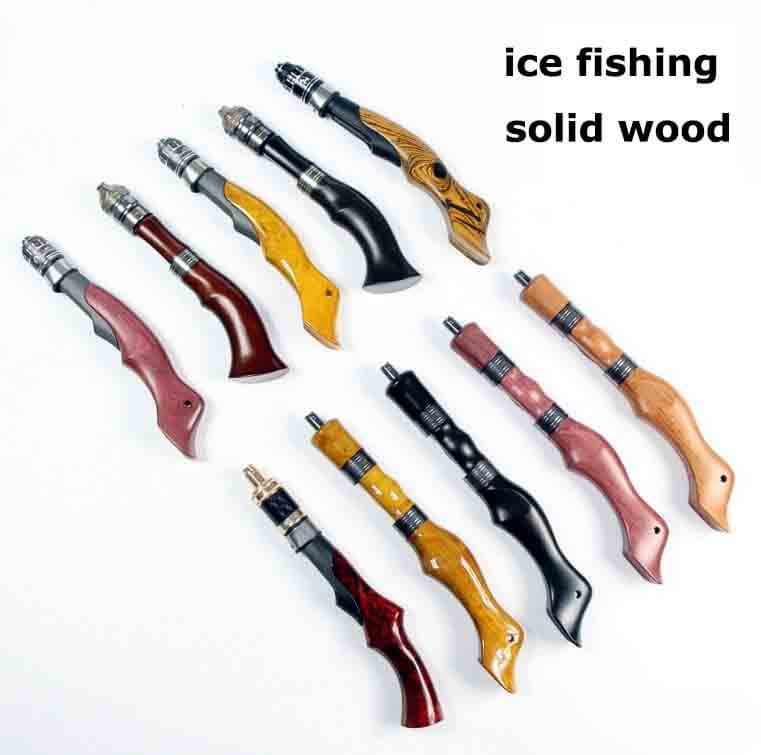Faca de Gelo Personalizada e Molinete - Equipamento Premium para Clima Frio 9 canas de pesca no gelo