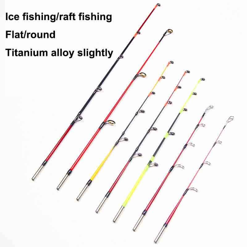 Canne de pêche sur glace personnalisée et ensemble moulinet - Équipement haut de gamme pour temps froid 7 canne de pêche sur glace et moulinet