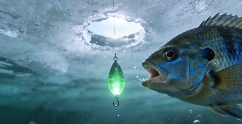 Succès des leurres de pêche sur glace : Une étude de cas et des tactiques sur les poissons de lac Érié 2 jigs de pêche sur glace