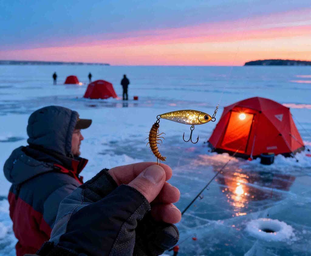 Succès des Jigs de Pêche sur Glace : Étude de Cas et Tactiques pour le Poisson Pan de Lake Erie 3 jigs de pêche sur glace pour poissons de fond