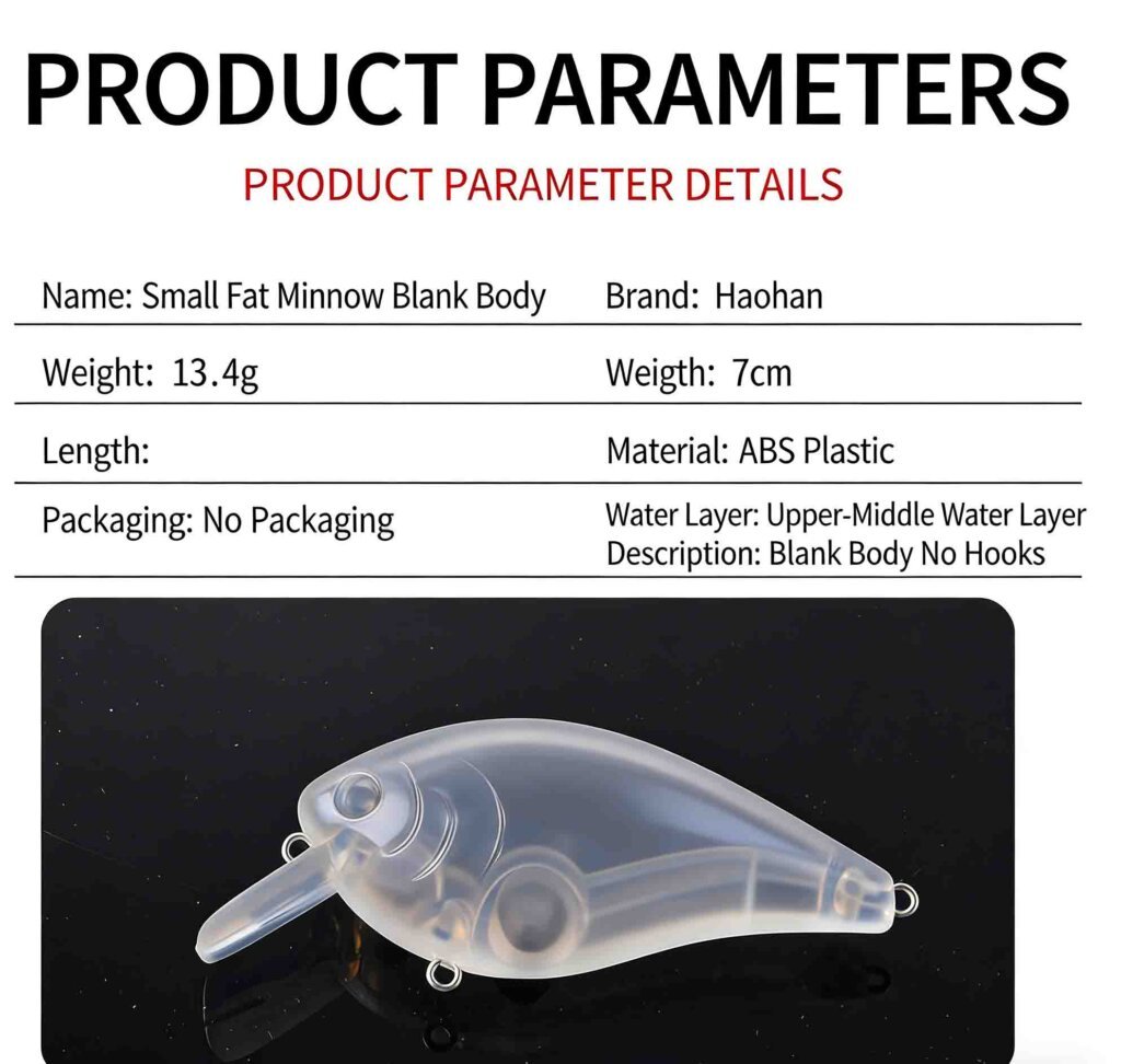 Top 10 iscas de crânio em branco Havenseek personalizados para OEM e venda por grosso 3 Crankbait não pintado