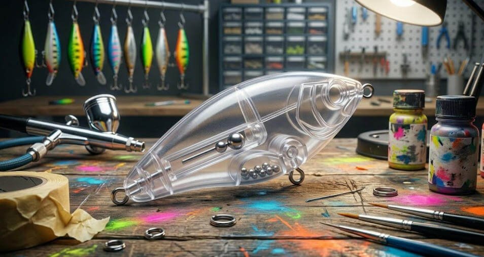 Custom Crankbait Blanks: Approvvigionamento di esche rigide non verniciate all'ingrosso 1 blank personalizzati per crankbait